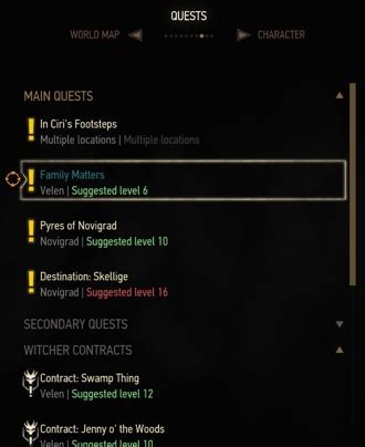 witcher 3 quests|witcher 3 hauptquest liste.